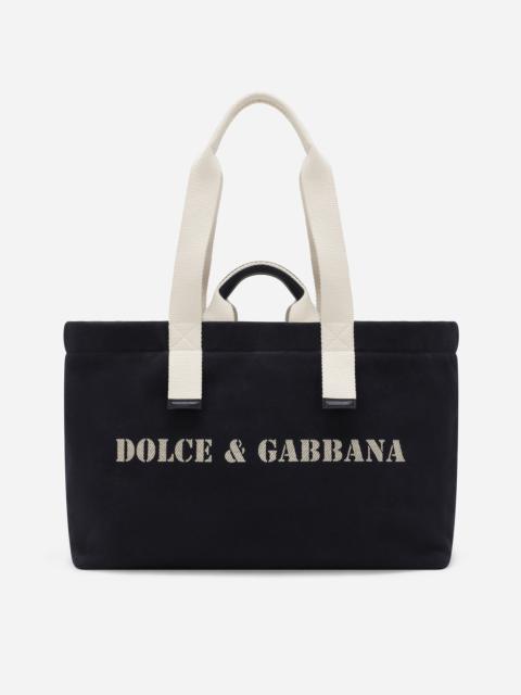 Dolce & Gabbana Printed drill holdall