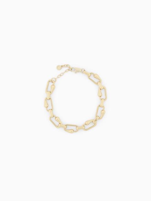 EMPORIO ARMANI GOLD-TONE BRASS CHAIN BRACELET