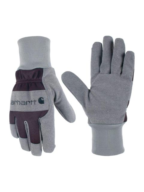 Carhartt Women's Synthetic Suede Knit Cuff Glove