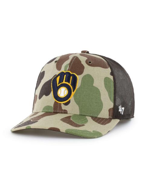Carhartt Milwaukee Brewers '47 Camo Trucker