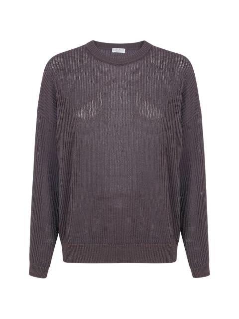 Brunello Cucinelli open-knit sweater