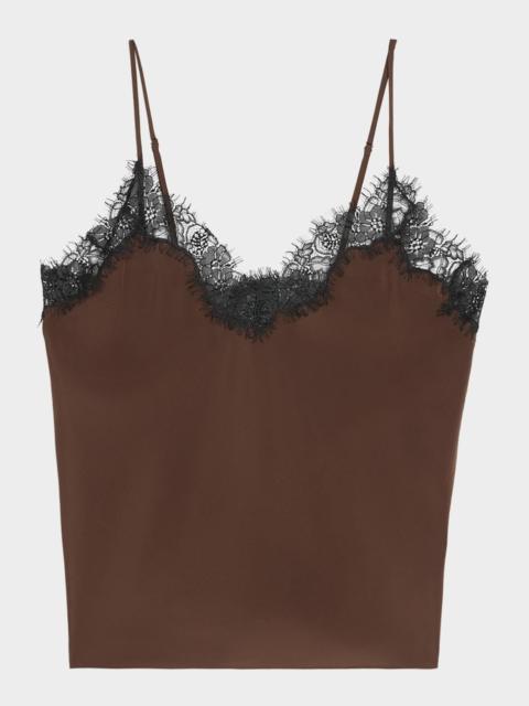 A.L.C. Annabelle Lace Silk Top