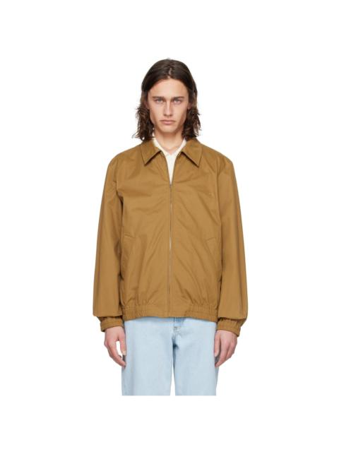 A.P.C. Brown Gilbert Bomber Jacket
