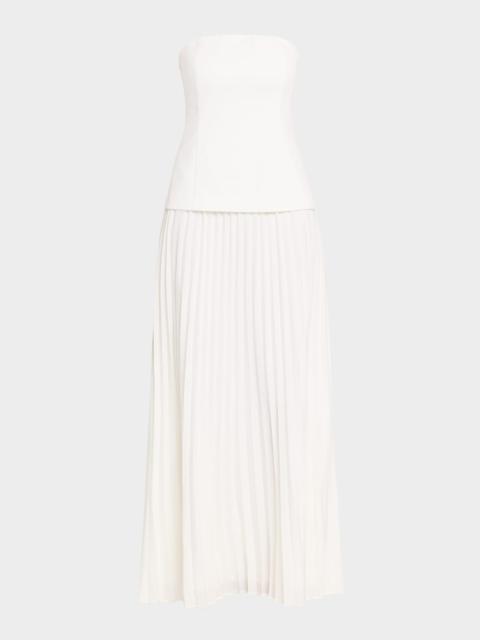 GENERATION LOVE Cody Pleated Strapless Dress