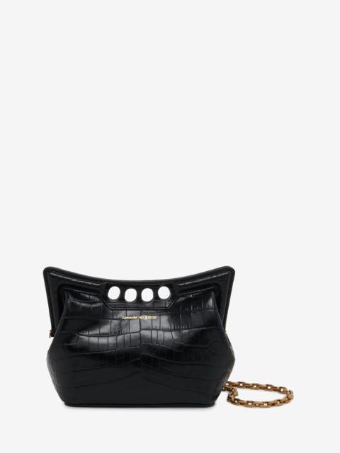 Alexander McQueen Women's The Peak Bag Mini With Chain in Black