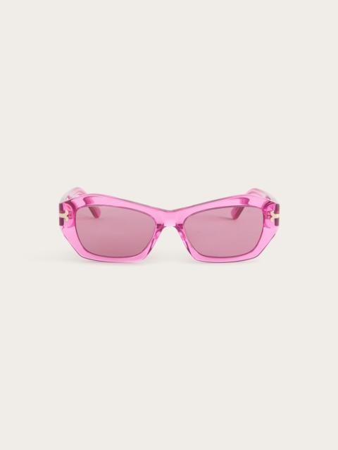 PUCCI PUCCI FISHTAIL HEXAGONAL SUNGLASSES