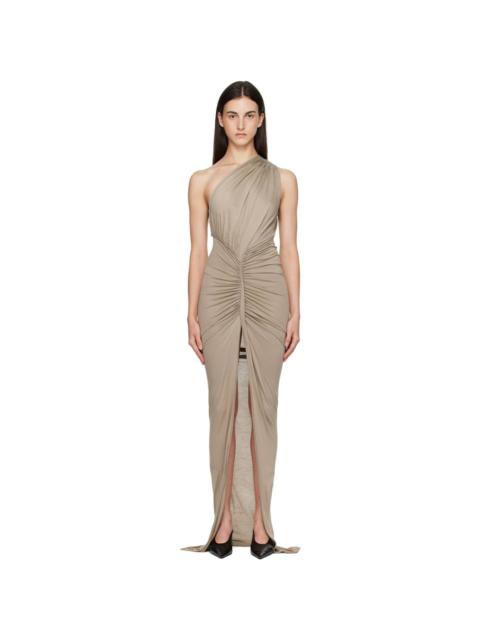 Rick Owens Lilies Gray Tower Avra Maxi Dress