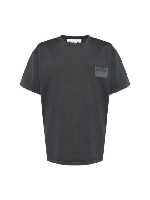 logo-patched cotton T-shirt