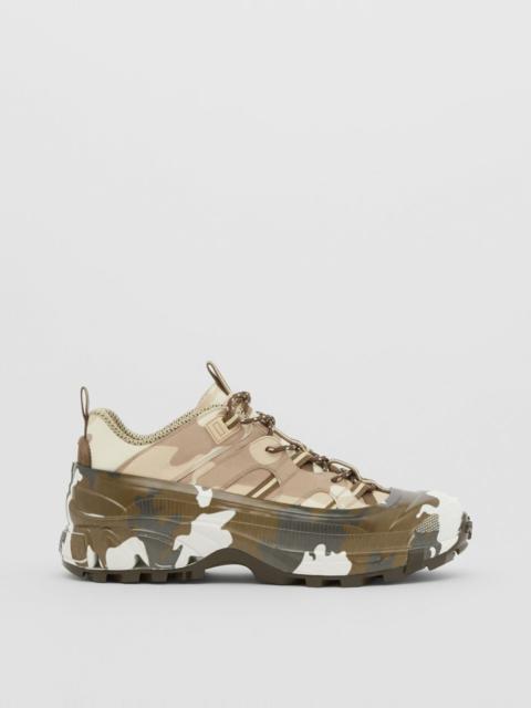 Camouflage Print Nylon Arthur Sneakers