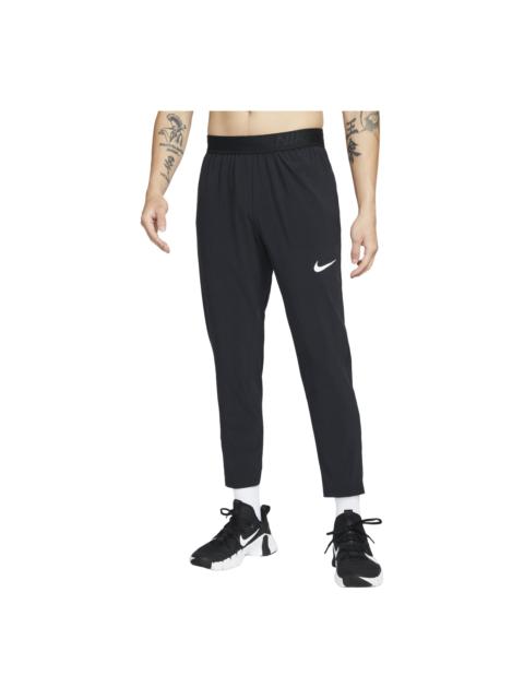Nike Men's Nike Logo Printing Solid Color Elastic Waistband Sports Pants/Trousers/Joggers Autumn Black DM