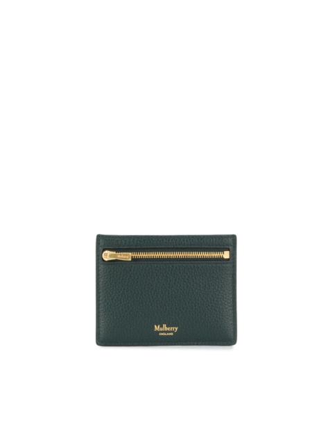 Mulberry compact logo cardholder