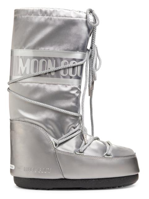 MOON BOOT Men's Unisex Core Icon Glance Snow Boots - Silver