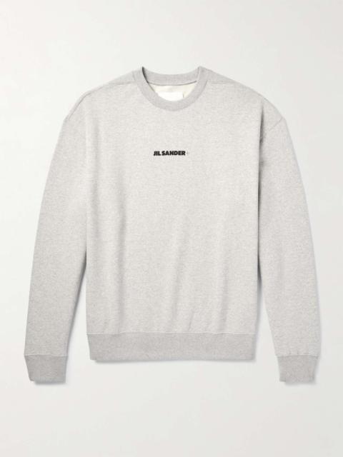 Jil Sander Logo-Print Cotton-Jersey Sweatshirt