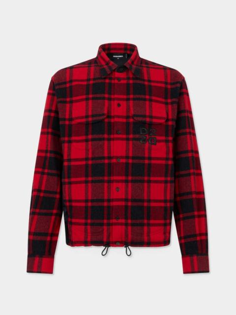 DSQUARED2 HYBRID DRAWSTRING OVERSHIRT
