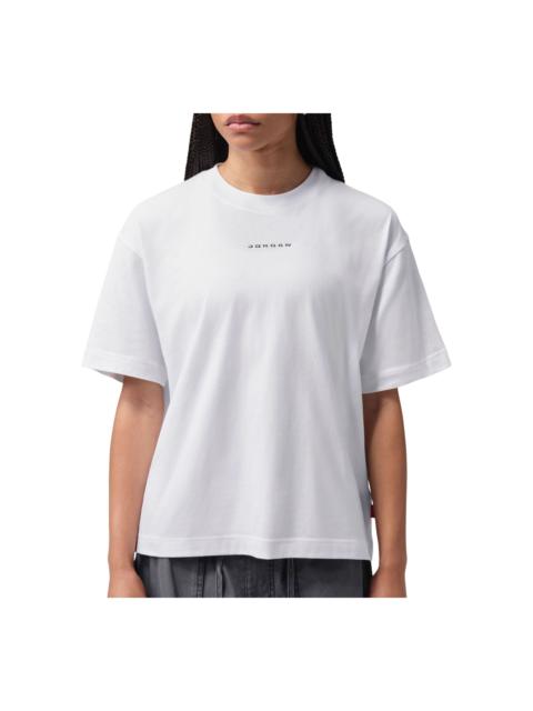 Jordan (WMNS) Air Jordan Flight Girlfriend Graphic T-Shirt 'White' IM7344-100
