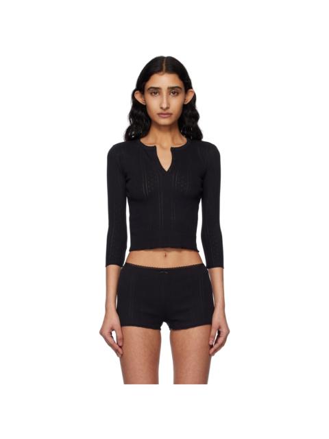 Cou Cou Black 'The Baby' Henley