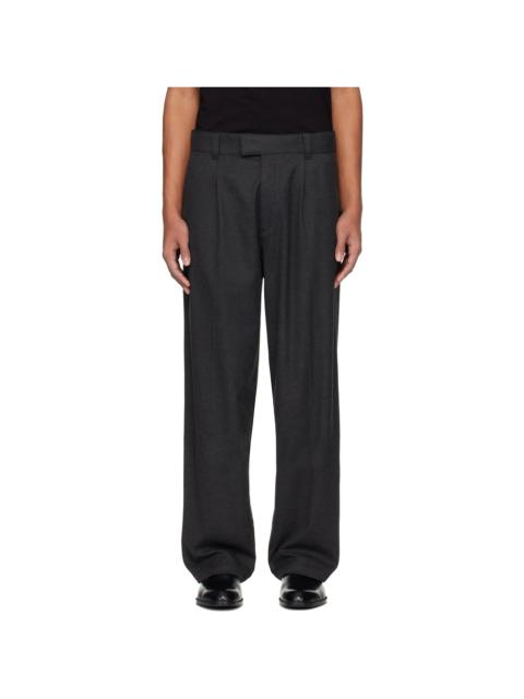 HUGO Gray Flannel Trousers
