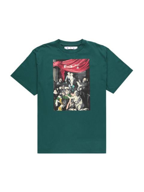 Off-White Caravaggio Painting Short-Sleeve Over Tee 'Green/White'