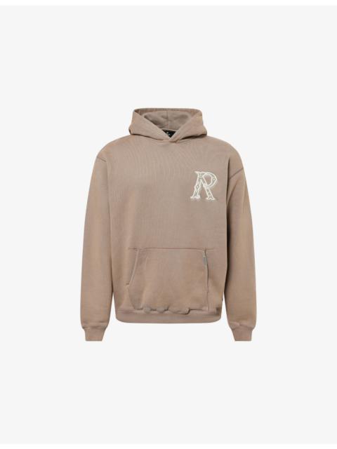 REPRESENT Western Embroidered-Logo Cotton Hoodie