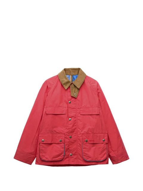 Barbour x Paul Smith contrast-collar jacket