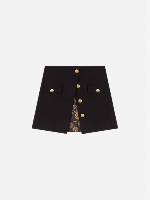 VERSACE JEANS COUTURE Regalia Baroque Print Accent Skirt