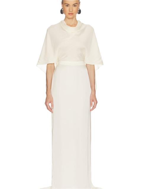 HELSA Mix Media Scarf Dress