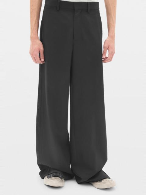 Ann Demeulemeester Franck Flared Leg Loose Trousers with Double Side Bands