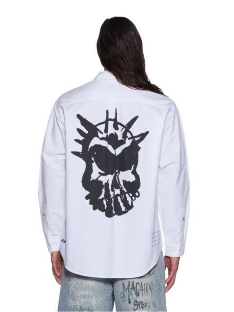 Ksubi GRAFFITI ANTI BUTTON DOWN LS SHIRT WHITE