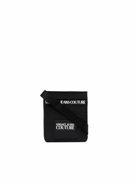 VERSACE JEANS COUTURE embossed-logo messenger bag