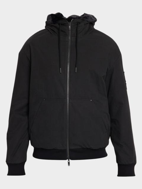 MOOSE KNUCKLES Men & apos;s Roland Reversible Bunny Full-Zip Hoodie