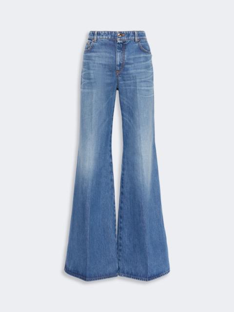 Sportmax MEANDRO Flared jeans - MIDNIGHTBLUE