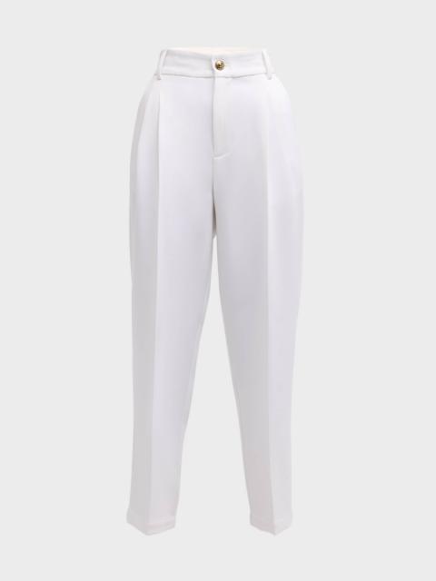 VERSACE JEANS COUTURE Cropped Straight-Leg Pants