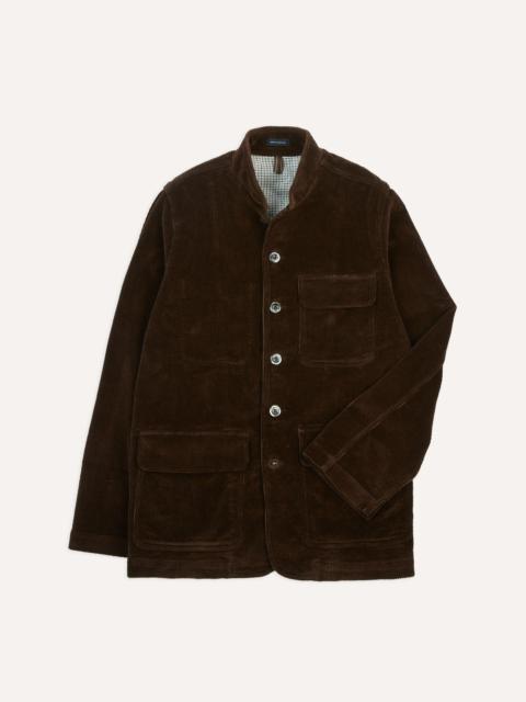 Drake's Brown Corduroy Forestière Jacket