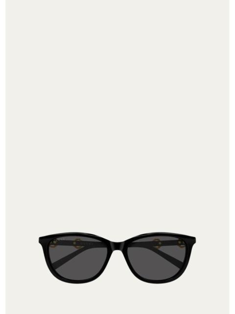 GUCCI Generation Horsebit 56MM Round Sunglasses