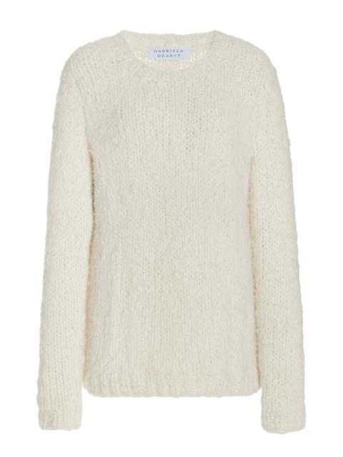 GABRIELA HEARST Lawrence Sweater in Ivory Welfat Cashmere