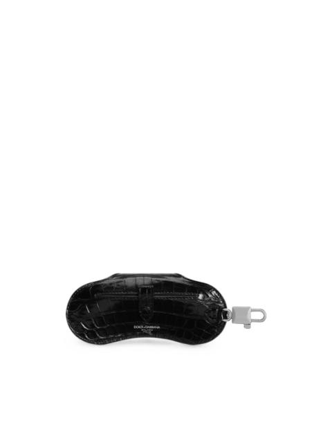 Dolce & Gabbana alligator eyewear case