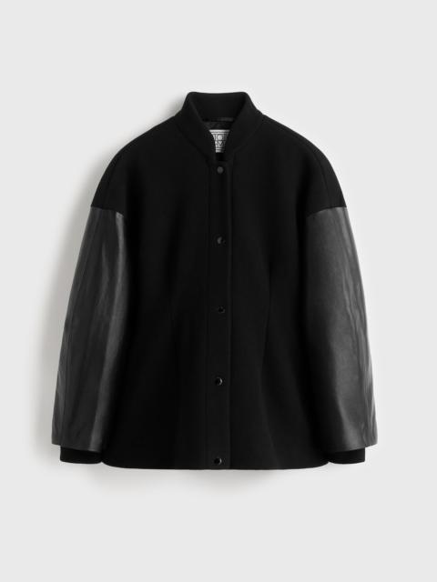 TOTEME Varsity wool jacket black