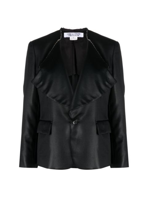 Comme des Garçons Comme des Garçons notched-lapel single-breasted blazer