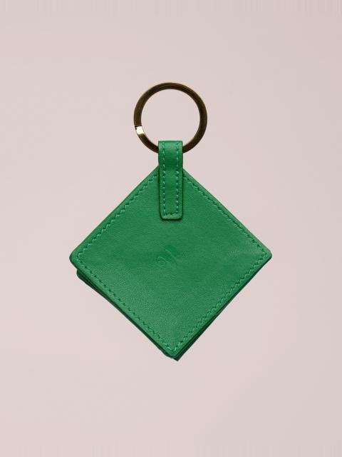 Nanushka QUINN - Vegan nappa origami keychain - Green