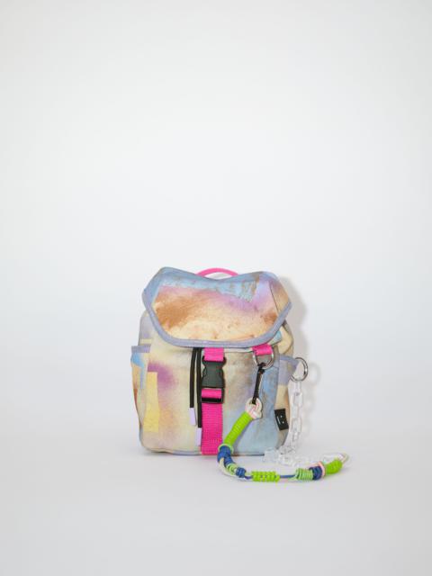 Acne Studios Mini backpack - Beige/multi