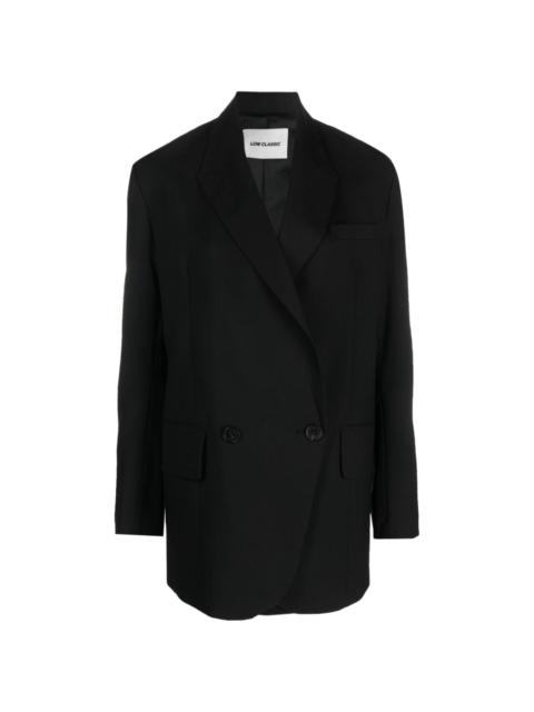 LOW CLASSIC double-breasted wool blazer