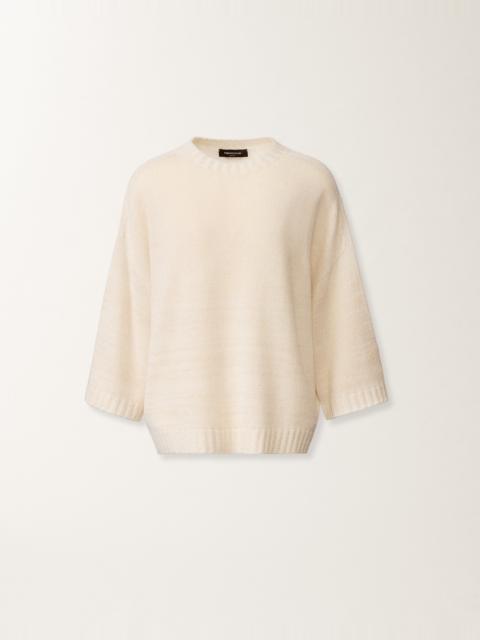 FABIANA FILIPPI Platinum t-shirt with lurex