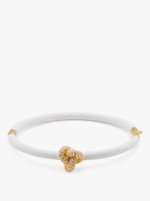 kate spade Double Knot Pave Hinged Bangle