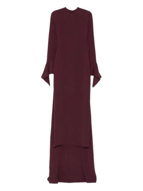 SOLACE LONDON The Blake flared-sleeve maxi dress