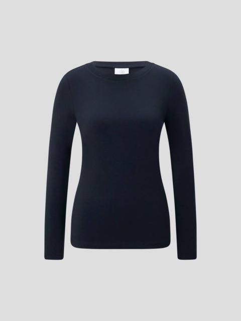 BOGNER ALEXI LONG-SLEEVE TOP IN NAVY BLUE