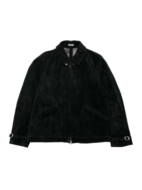 PHIGVEL MAKERS Co. Lost & Found Leather Zip Blouson Black(Suede)