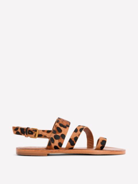 BODEN Asymmetric Sandal-Leopard