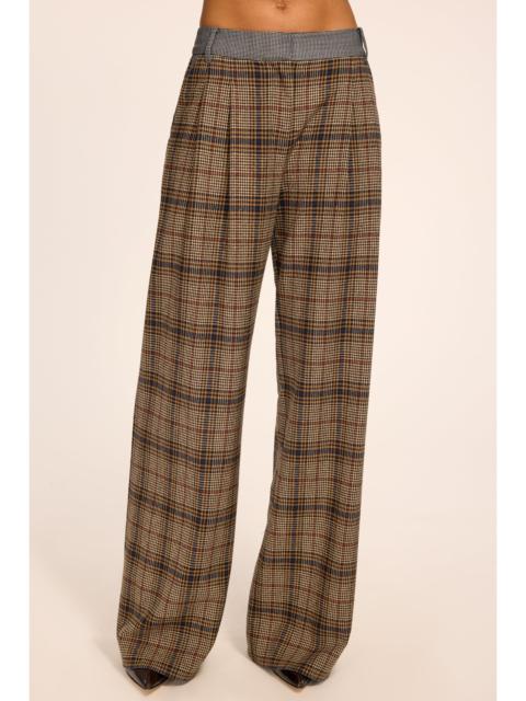 RAMY BROOK Leslie Plaid Tailored Pant
