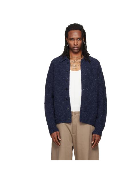 YMC Navy Rat Pack Cardigan