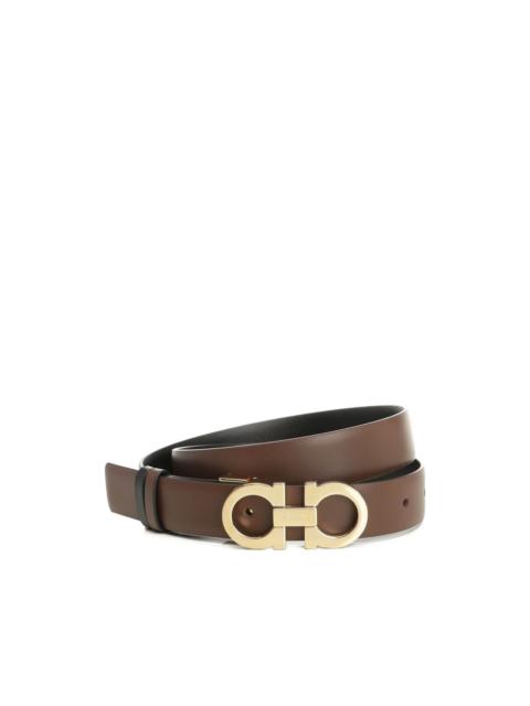 FERRAGAMO Gancini reversible leather belt